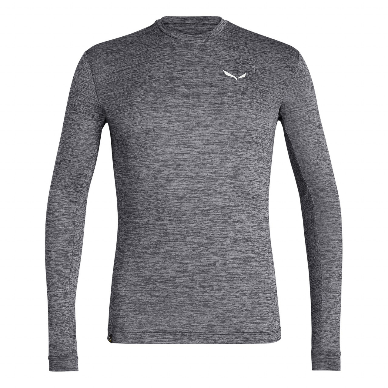 Salewa Men's Puez Melange Dry Long Sleeve T-Shirts Grey UHF-801639